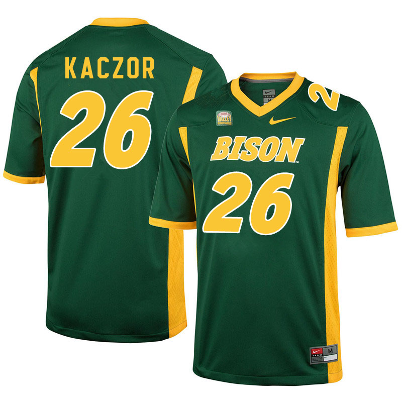 Men #26 James Kaczor North Dakota State Bison College Football Jerseys Sale-Green